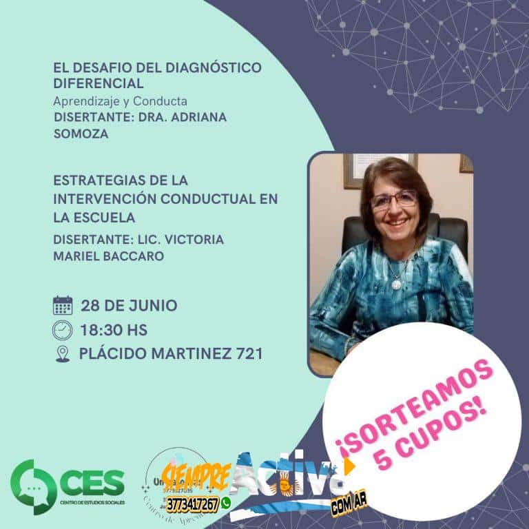 Un Paso Más | ¡Gana un Cupo para la Próxima Charla sobre Diagnóstico y Conducta en el Centro de Estudios Sociales!