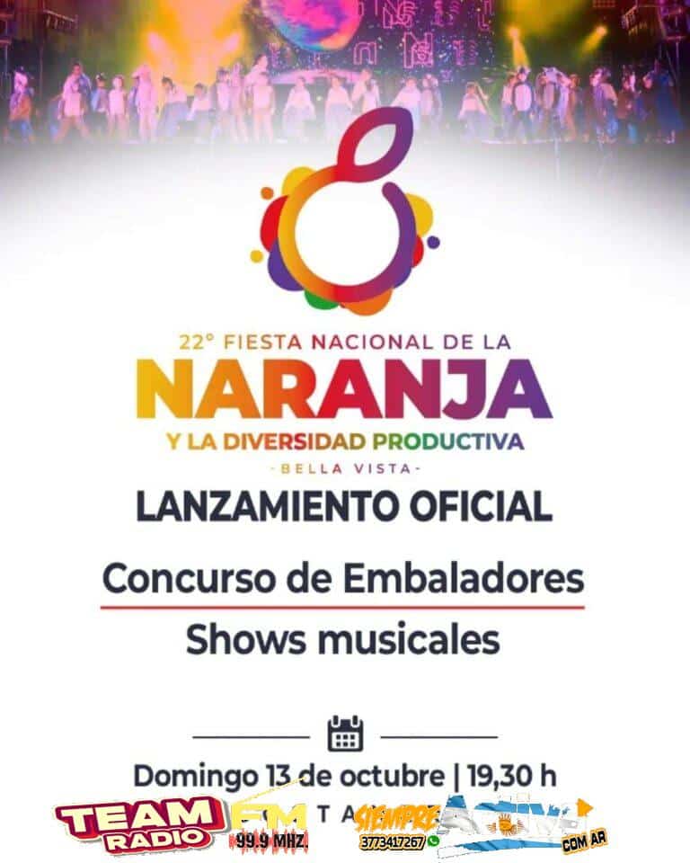 Bella Vista: Fiesta Nacional de la Naranja y la diversidad productiva.