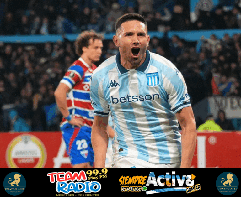 Copa Libertadores | Racing le ganó a Fortaleza en la última jugada del partido y clasificó primero